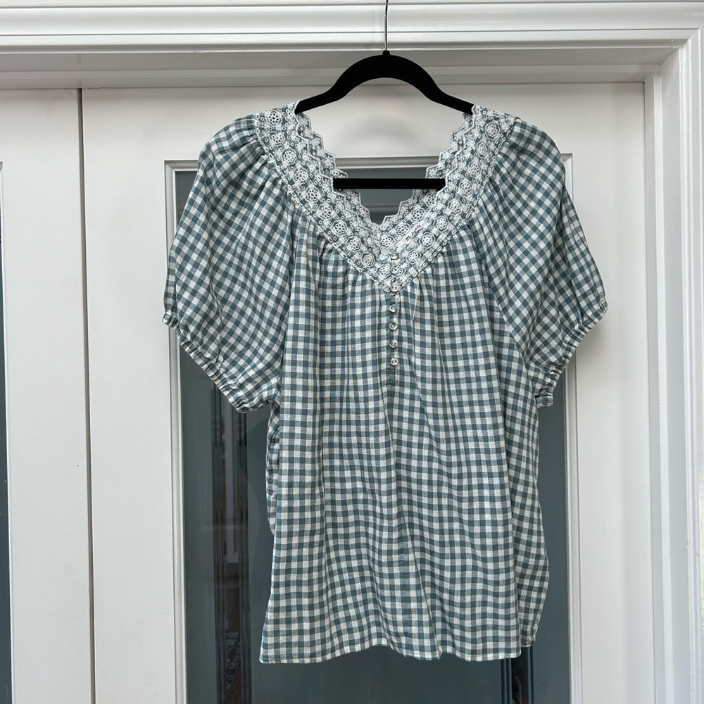 NWT Madewell peasant-style top